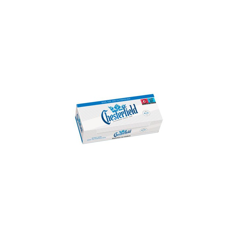 Chesterfield Blue Hülsen 5x200 Stück