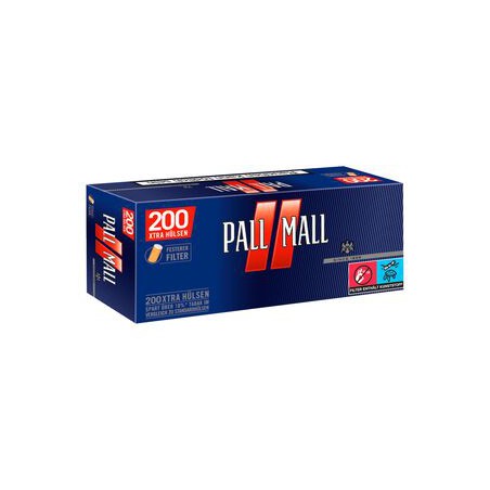 Pall Mall Red Xtra Hülsen 5x200 Stück