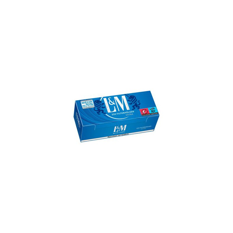 L&M Extra Filterhülsen Blue Label 4x250 Stück