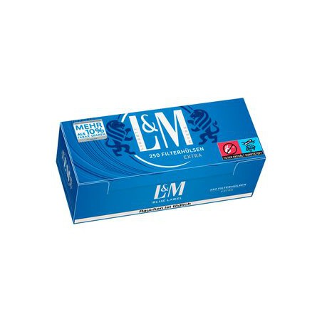 L&M Extra Filterhülsen Blue Label 4x250 Stück