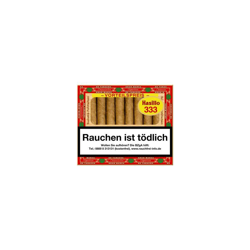 Dannemann Hasillo 333 Sumatra 50er Schachtel