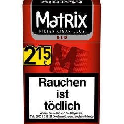 Matrix Red Zigarillo Naturdeckblatt 10x17 Stück
