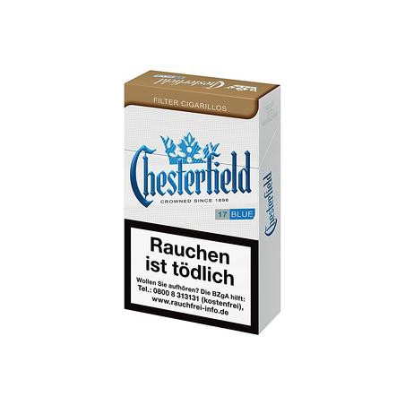 Chesterfield Blue King Size Filter Cigarillos 10x17 Stück Chesterfield Blue King Size Filter Cigarillos 10x17 Stück