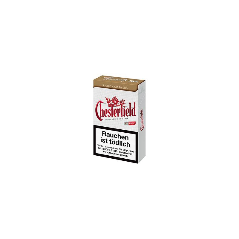 Chesterfield Red King Size Filter Cigarillos 10x17 Stück
