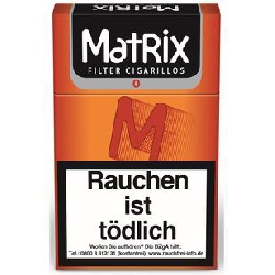 Matrix Orange Zigarillo Naturdeckblatt 10x17 Stück