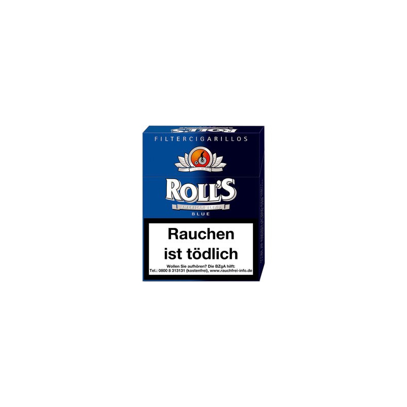 Rolls Blue Naturdeckblatt 8x23 Stück