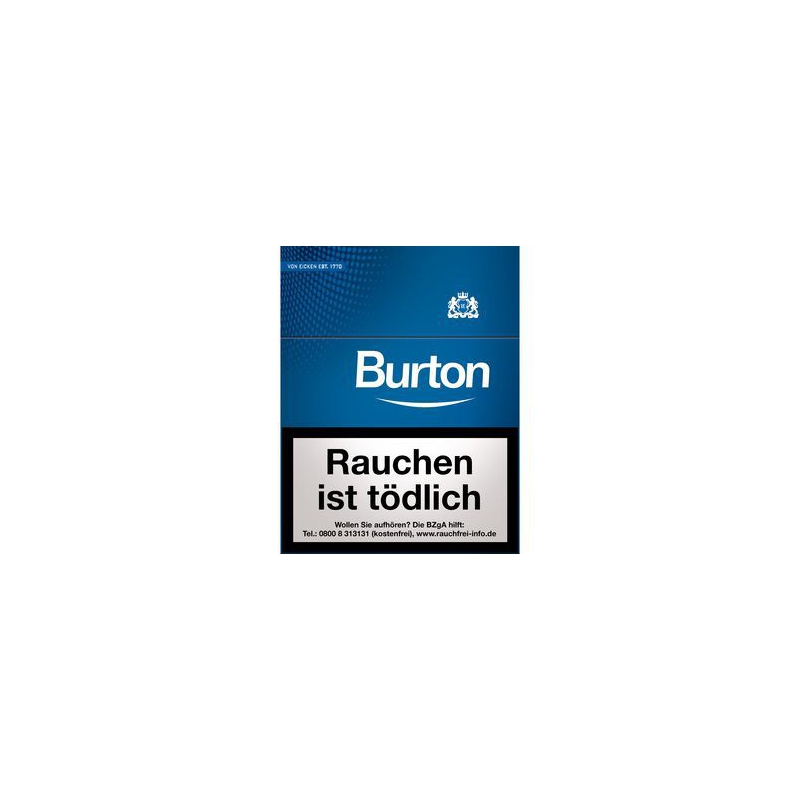 Burton Blue Naturdeckblatt 8x25 Stück