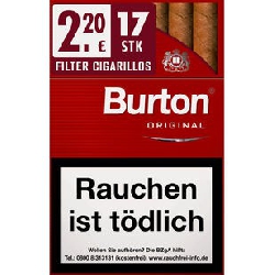 Burton Original Naturdeckblatt 10x17 Stück