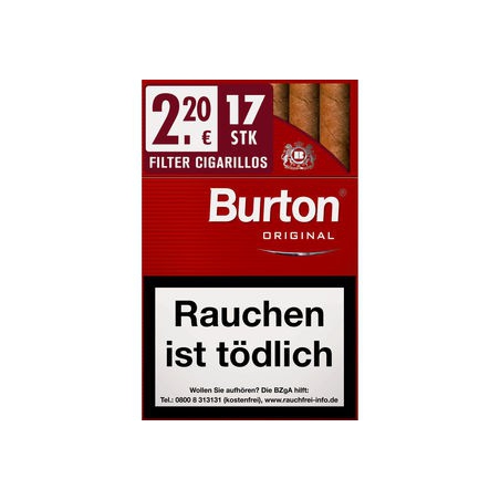 Burton Original Naturdeckblatt 10x17 Stück Burton Original Naturdeckblatt 10x17 Stück