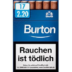 Burton Blue Naturdeckblatt 10x17 Stück