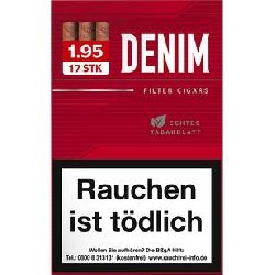Denim Red  10x17 Stück