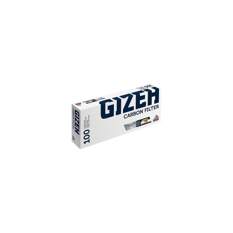 GIZEH Carbon Filter Hülsen 10x100 Stück