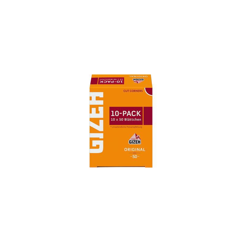 GIZEH Gelb 10-Pack 10x