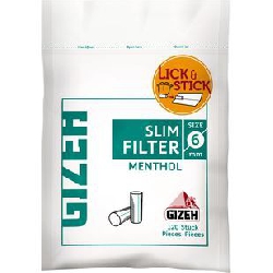GIZEH Slim Filter Menthol 10x120 Stück