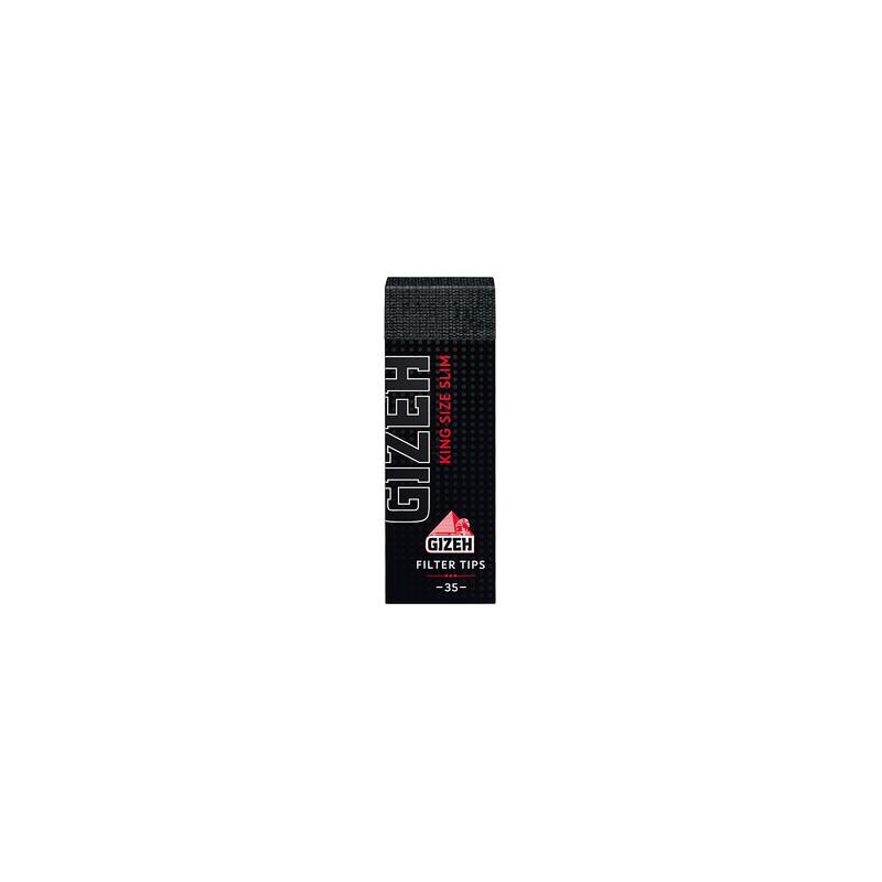 GIZEH Black Filtertips Slim 24x35er
