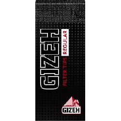 GIZEH Black Filtertips Regular 24x35er