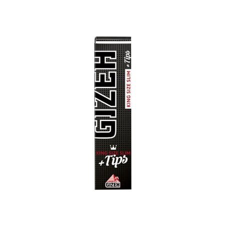GIZEH Black King Size Slim +Tips 25x34er GIZEH Black King Size Slim +Tips 25x34er