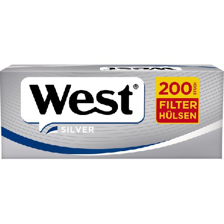 West Silver Hülsen 5x200 Stück