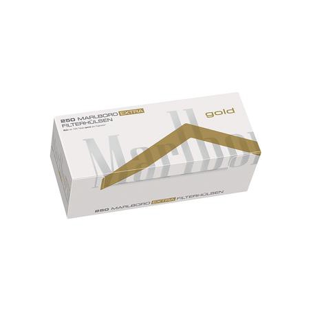 Marlboro Extra Gold Hülsen 4x250 Stück Marlboro Extra Gold Hülsen 4x250 Stück