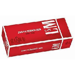 L&M Filterhülsen Red Label 5x200 Stück