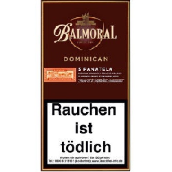 Balmoral Dominican Selection Panatela 5er