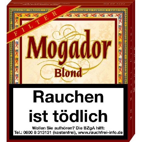 Mogador Blond Filter - Vanilla Naturdeckblatt Mogador Blond Filter - Vanilla Naturdeckblatt