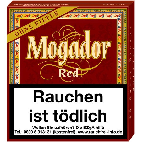Mogador Red - Vanilla Naturdeckblatt Mogador Red - Vanilla Naturdeckblatt