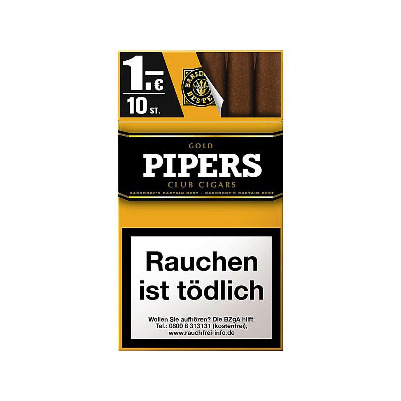 Pipers Little Cigars Vanille (Gold)