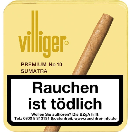 Villiger Premium No.10 Sumatra 20er Villiger Premium No.10 Sumatra 20er