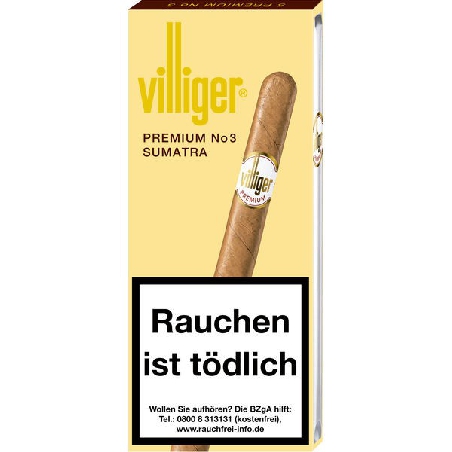 Villiger Premium No.3 Sumatra 5er Villiger Premium No.3 Sumatra 5er