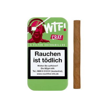 WTF! Cray shisharillo mit Filter 5er WTF! Cray shisharillo mit Filter 5er