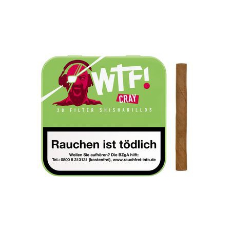 WTF! Cray shisharillo mit Filter 20er WTF! Cray shisharillo mit Filter 20er