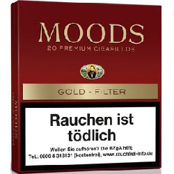 Dannemann Moods Gold Filter 20er Schachtel