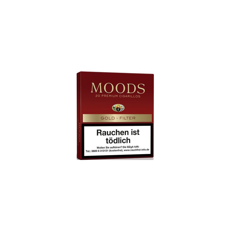Dannemann Moods Gold Filter 20er Schachtel