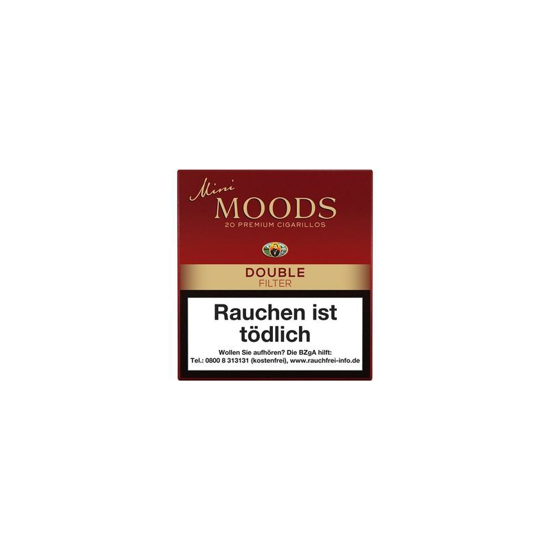 Dannemann Moods Mini Double Filter 20er Schachtel