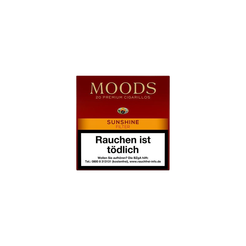 Dannemann Moods Sunshine Filter 20er Schachtel