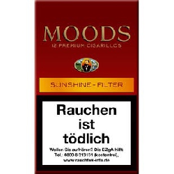Dannemann Moods Sunshine Filter 10er Schachtel