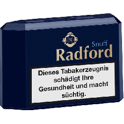 Radford Snuff Schnupftabak 10x 10g Dose