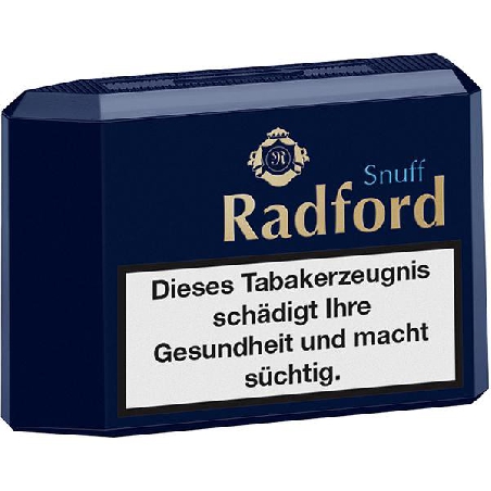 Radford Snuff Schnupftabak 10x 10g Dose Radford Snuff Schnupftabak 10x 10g Dose