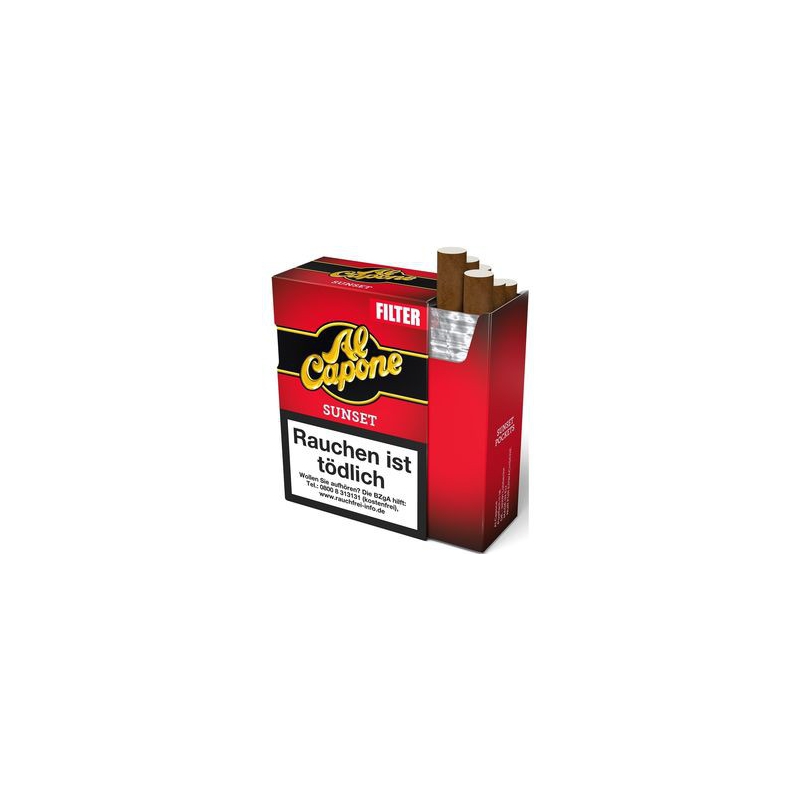 Dannemann Al Capone Pockets Sunset Filter 18er Schachtel