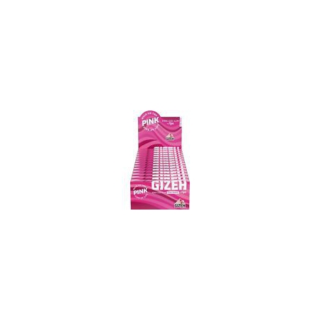GIZEH All Pink King Size Slim + Tips 26x34 Blatt GIZEH All Pink King Size Slim + Tips 26x34 Blatt
