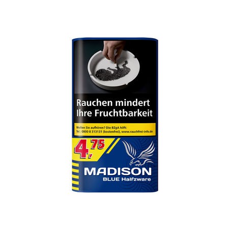 Madison Blau / Halbschwarz 10x 30g